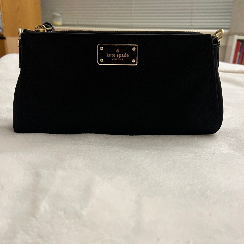 Kate Spade Wilson Road Jane Nylon Clutch Bag w/short and long bag straps